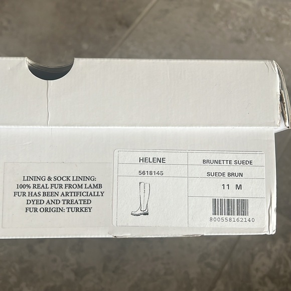 La Canadienne Helene Shearling-Lined Suede Boots in Brown, NWT, Size 11 - Picture 10 of 11